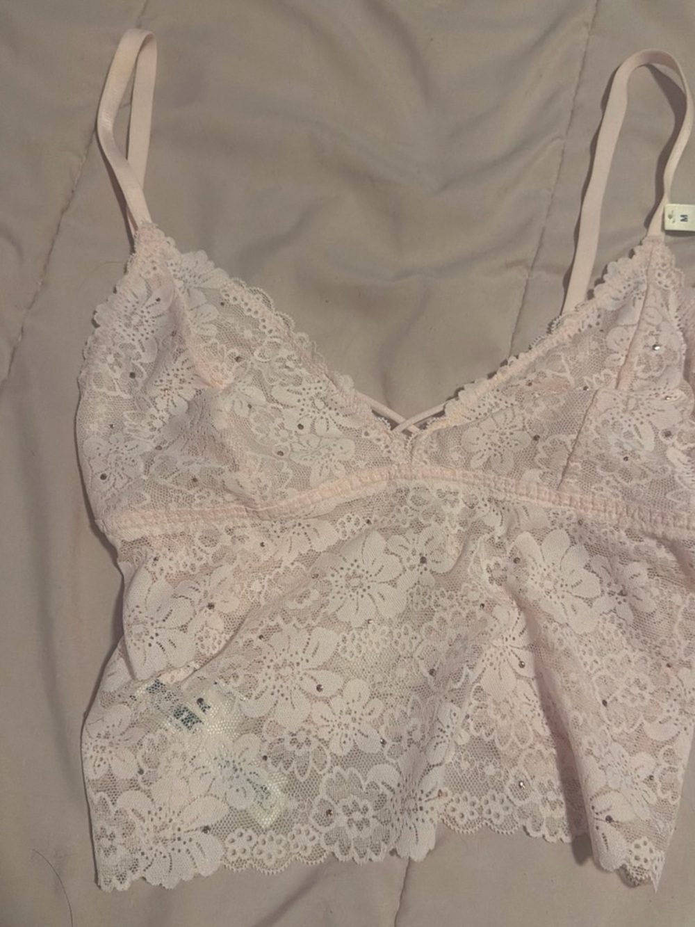 Limited Edition Victoria’s Secret bralette NWT in light pink color